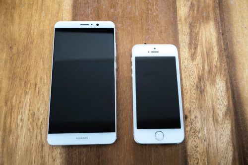 iPhone 5sとの比較