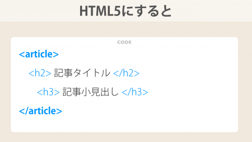HTML5にすると